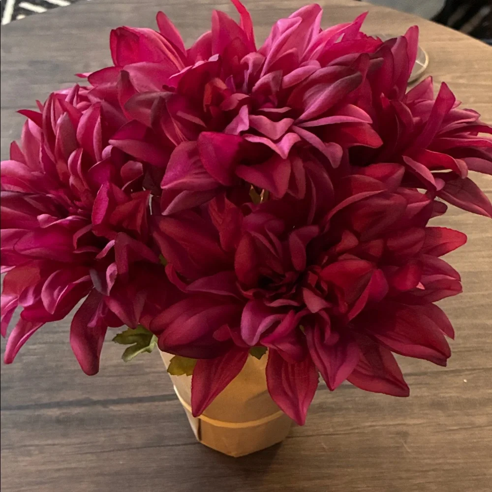 Elegant Dark Pink Dahlia Arrangement
